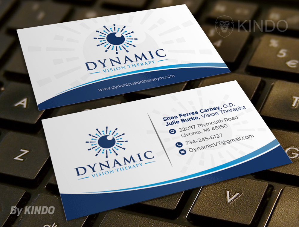 Dynamic Vision Therapy logo design by Kindo