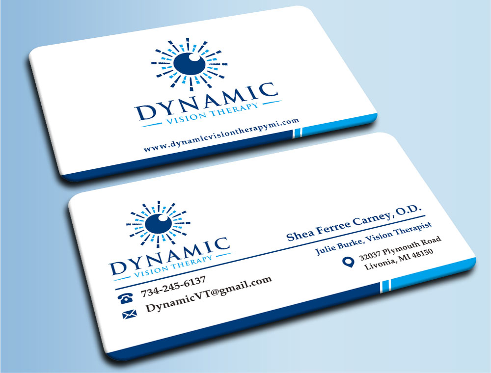 Dynamic Vision Therapy logo design by zizze23