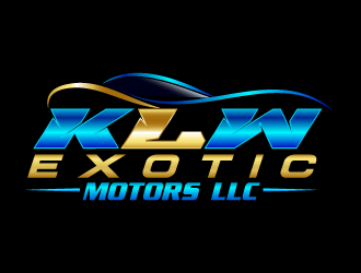 KLW EXOTIC MOTORS LLC  logo design by axel182