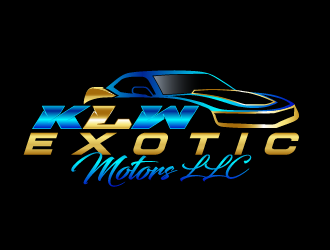 KLW EXOTIC MOTORS LLC  logo design by axel182