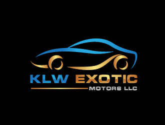 KLW EXOTIC MOTORS LLC  logo design by bigboss