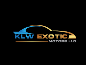 KLW EXOTIC MOTORS LLC  logo design by bigboss