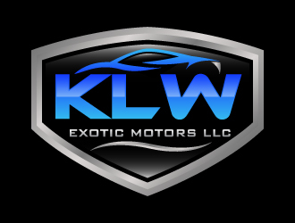 KLW EXOTIC MOTORS LLC  logo design by Kirito