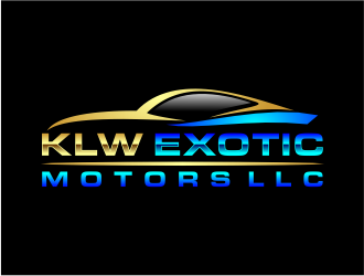 KLW EXOTIC MOTORS LLC  logo design by cintoko