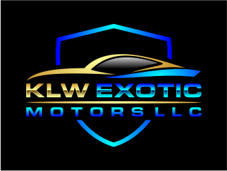 KLW EXOTIC MOTORS LLC  logo design by cintoko