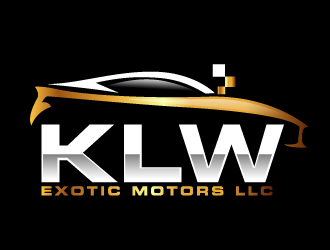 KLW EXOTIC MOTORS LLC  logo design by ElonStark