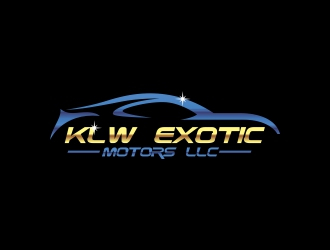 KLW EXOTIC MOTORS LLC  logo design by DMC_Studio