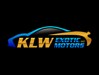 KLW EXOTIC MOTORS LLC  logo design by Kirito