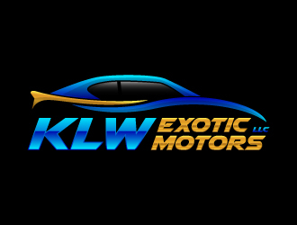 KLW EXOTIC MOTORS LLC  logo design by Kirito