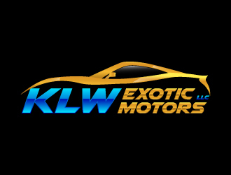 KLW EXOTIC MOTORS LLC  logo design by Kirito