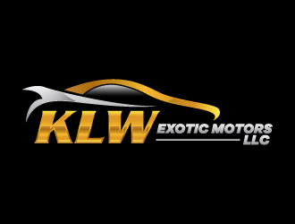 KLW EXOTIC MOTORS LLC  logo design by KDesigns