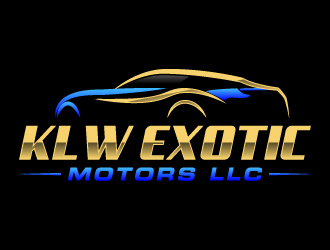 KLW EXOTIC MOTORS LLC  logo design by Kirito