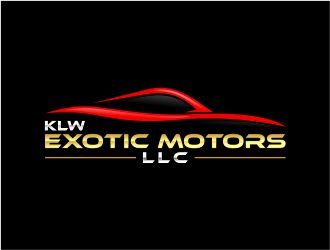 KLW EXOTIC MOTORS LLC  logo design by fadlan