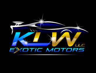 KLW EXOTIC MOTORS LLC  logo design by REDCROW