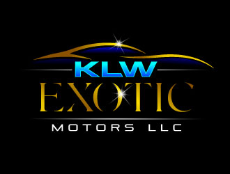 KLW EXOTIC MOTORS LLC  logo design by REDCROW