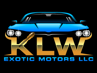 KLW EXOTIC MOTORS LLC  logo design by Suvendu