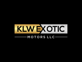 KLW EXOTIC MOTORS LLC  logo design by MUNAROH