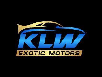 KLW EXOTIC MOTORS LLC  logo design by CreativeKiller