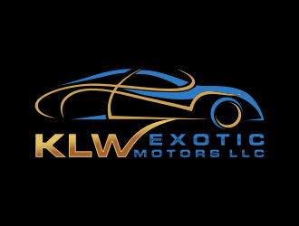 KLW EXOTIC MOTORS LLC  logo design by Mahrein