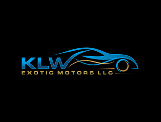 KLW EXOTIC MOTORS LLC  logo design by Mahrein