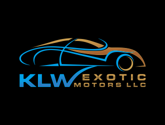 KLW EXOTIC MOTORS LLC  logo design by Mahrein