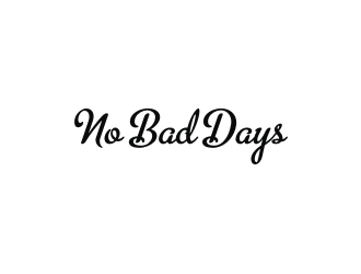 No Bad Days logo design by ora_creative