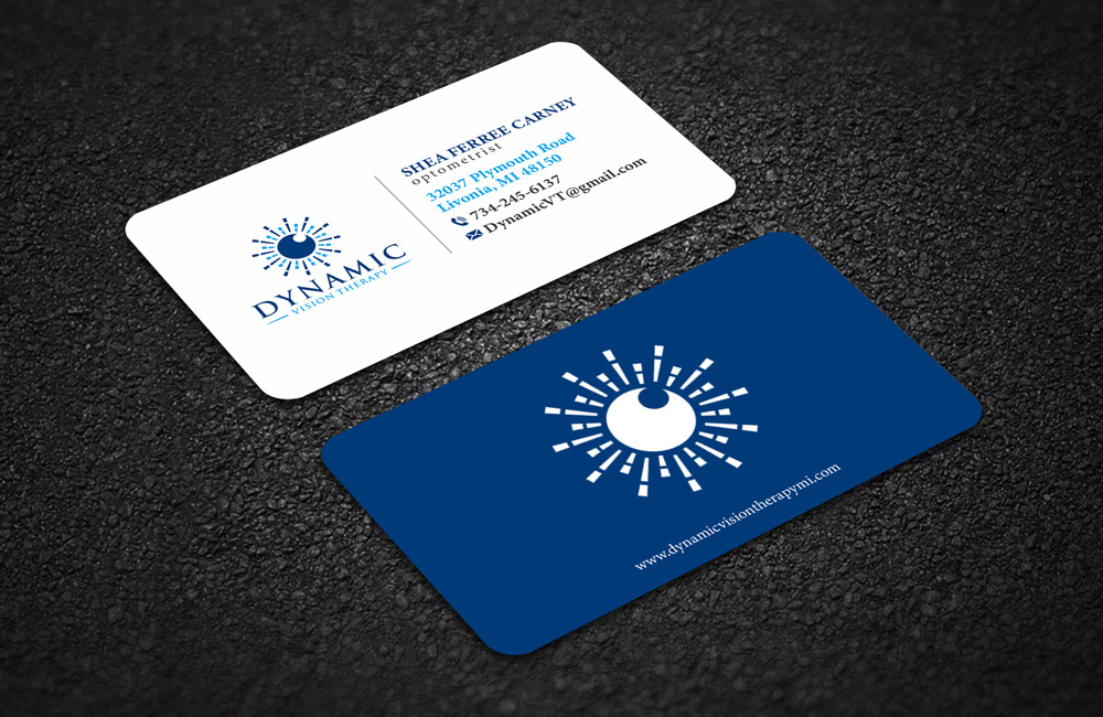 Dynamic Vision Therapy logo design by grea8design