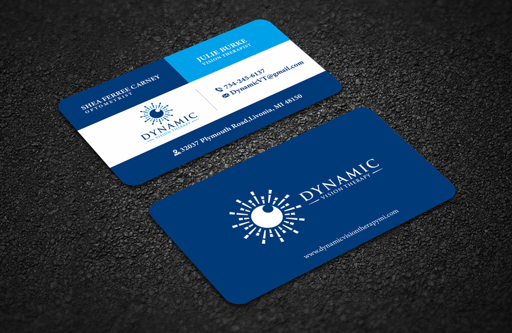 Dynamic Vision Therapy logo design by grea8design