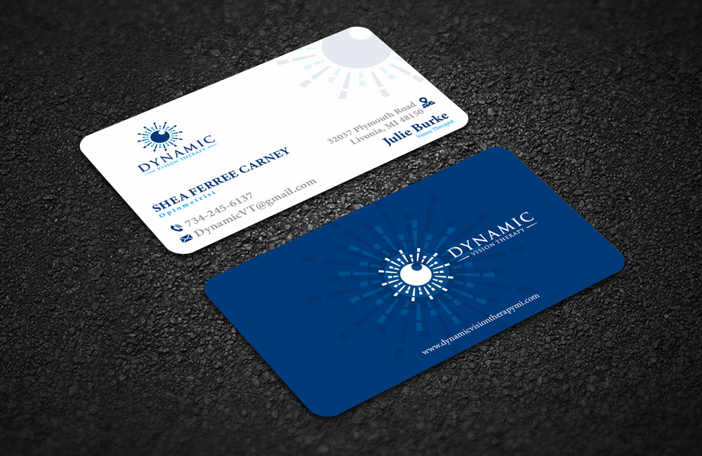 Dynamic Vision Therapy logo design by grea8design