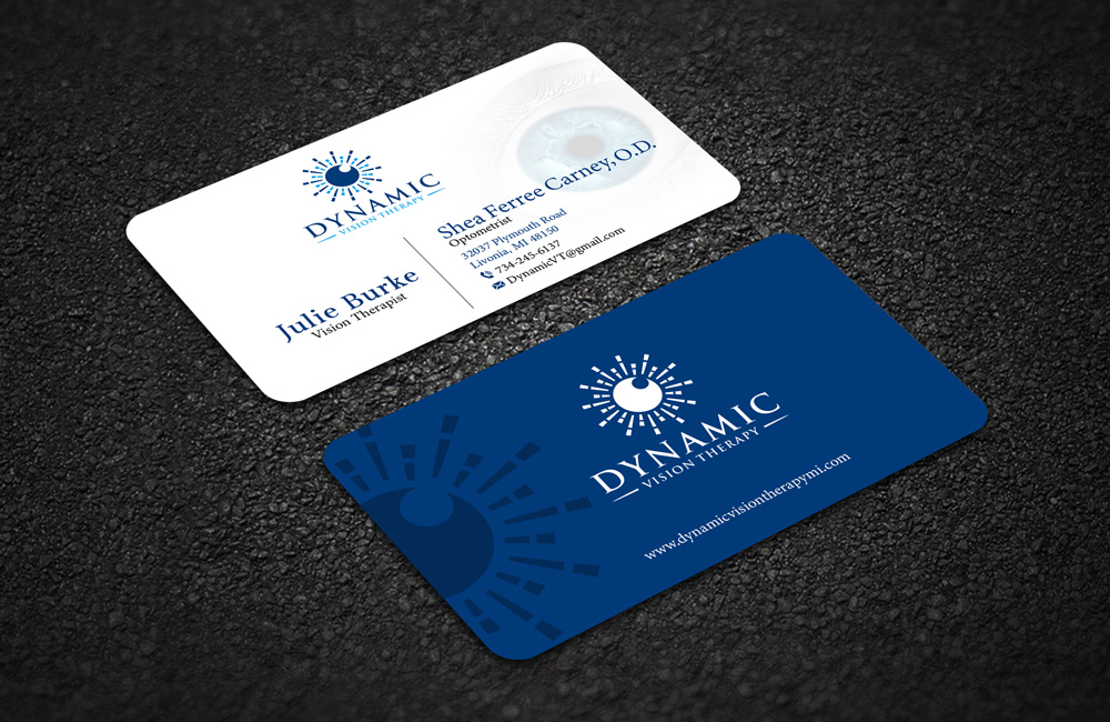 Dynamic Vision Therapy logo design by grea8design