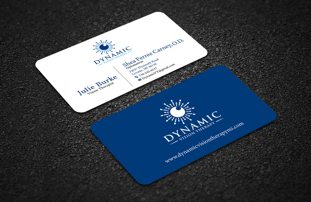 Dynamic Vision Therapy logo design by grea8design