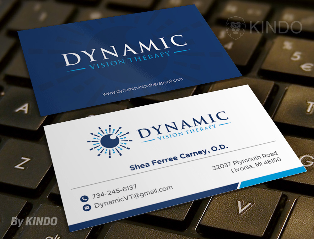 Dynamic Vision Therapy logo design by Kindo