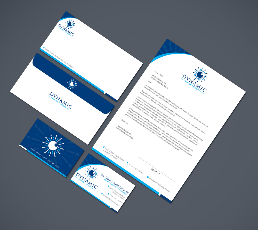 Dynamic Vision Therapy logo design by aRBy