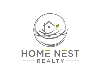 Home Nest Realty logo design by Barkah