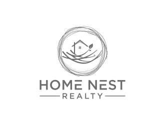 Home Nest Realty logo design by Barkah