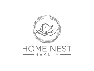 Home Nest Realty logo design by Barkah