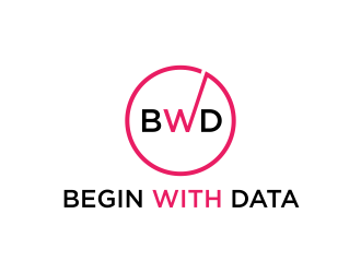 Begin With Data logo design by GassPoll