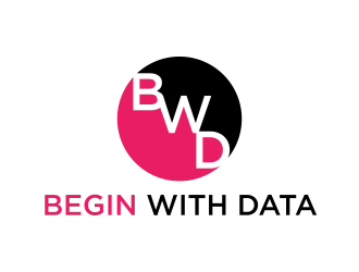 Begin With Data logo design by GassPoll