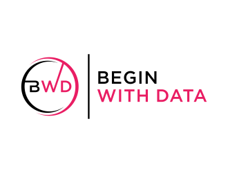 Begin With Data logo design by GassPoll