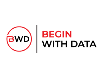 Begin With Data logo design by logogeek