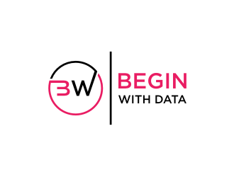 Begin With Data logo design by sodimejo