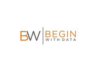 Begin With Data logo design by Artomoro