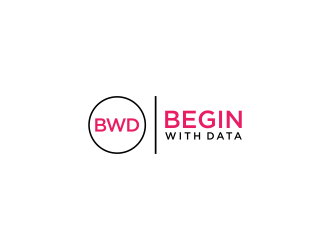 Begin With Data logo design by RIANW