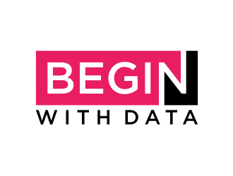 Begin With Data logo design by puthreeone