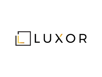 LUXOR logo design by logogeek