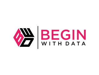 Begin With Data logo design by GassPoll