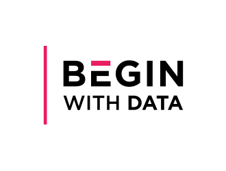 Begin With Data logo design by GemahRipah