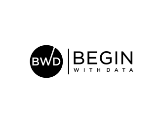 Begin With Data logo design by Barkah