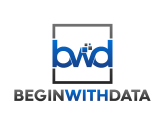 Begin With Data logo design by BrightARTS