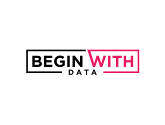 Begin With Data logo design by sodimejo